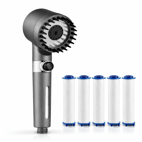 WakanWater™ Premium Shower Head Plus 5 X Filters